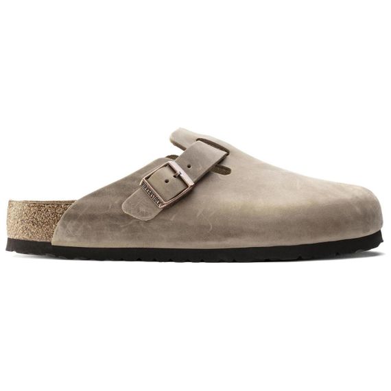 Birkenstock Бостон Домашние тапочки Серо-коричневый Унисекс