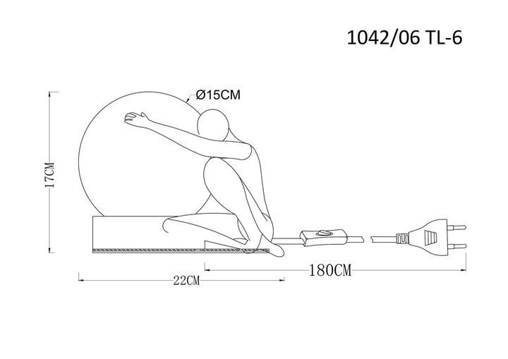 Настольная лампа Divinare Eleganza 1042/06 TL-10