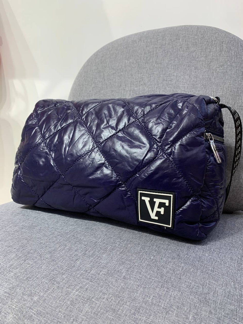 592405-4 PURPLE BLUE Сумка жен. экокожа 32*13*19