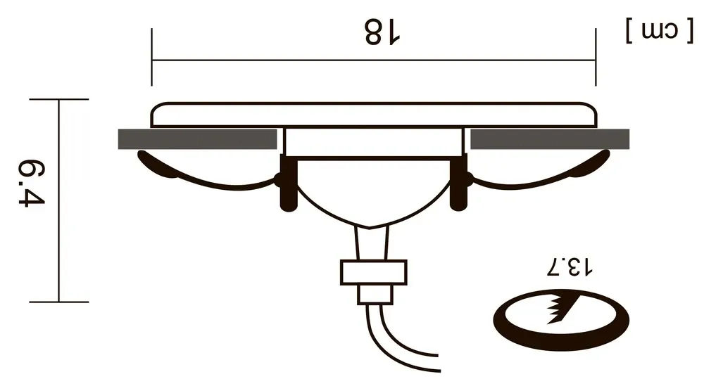 Точечный встраиваемый светильник Arte Lamp APUS