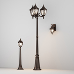 Уличный настенный светильник Outdoor O027WL-01B