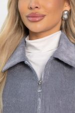 Жакет вельветовый Реджина (серый) Б14564-9М LT Collection