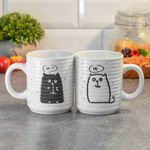 Набор кружек 2шт 340мл "Котоморды", R1823