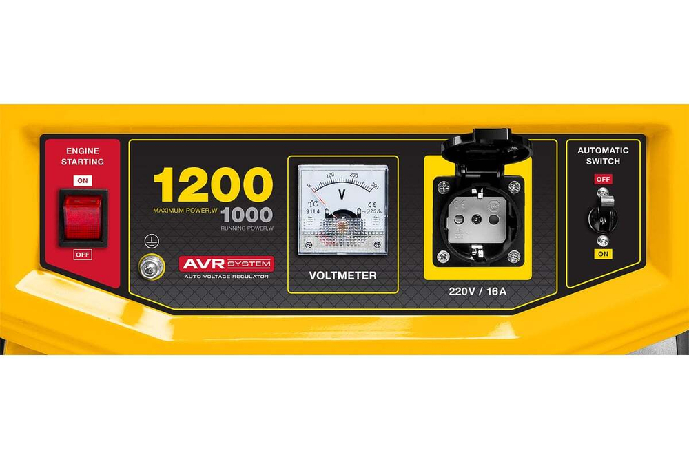 Бензиновый генератор (1.2 кВт) STEHER (GS-1500)