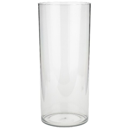 Вазон "Round" (пластик) D15xH35см (Прозрачный)