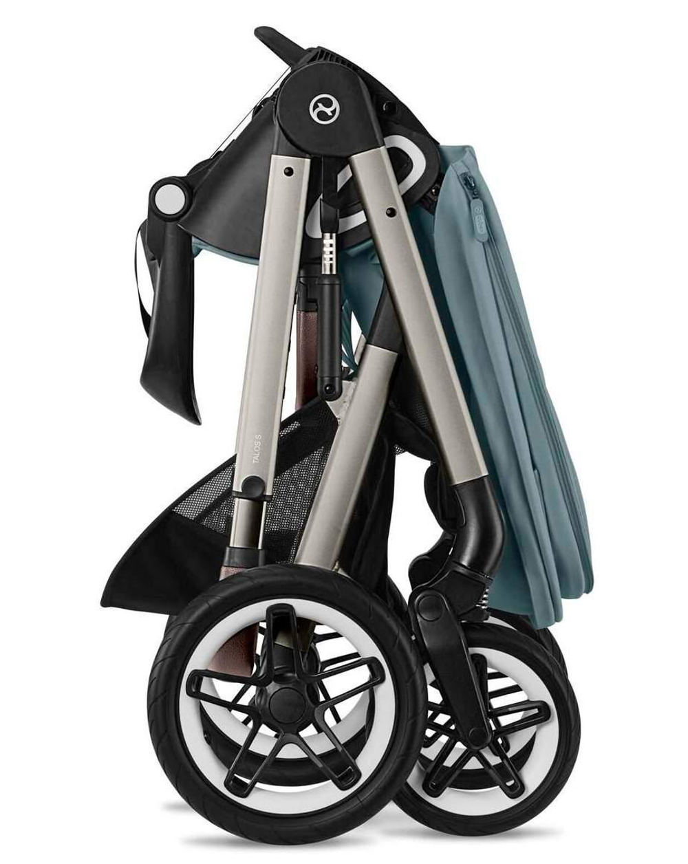 Прогулочная коляска Cybex Talos S Lux TPE Stormy Blue с дождевиком