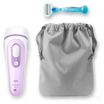Фотоэпилятор Braun PL3011 Silk-expert IPL Pro 3 белый/сиреневый