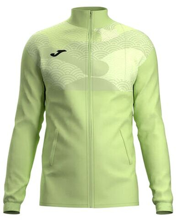 Мужская теннисная кофта Joma Court Full Zip Sweatshirt - зеленый