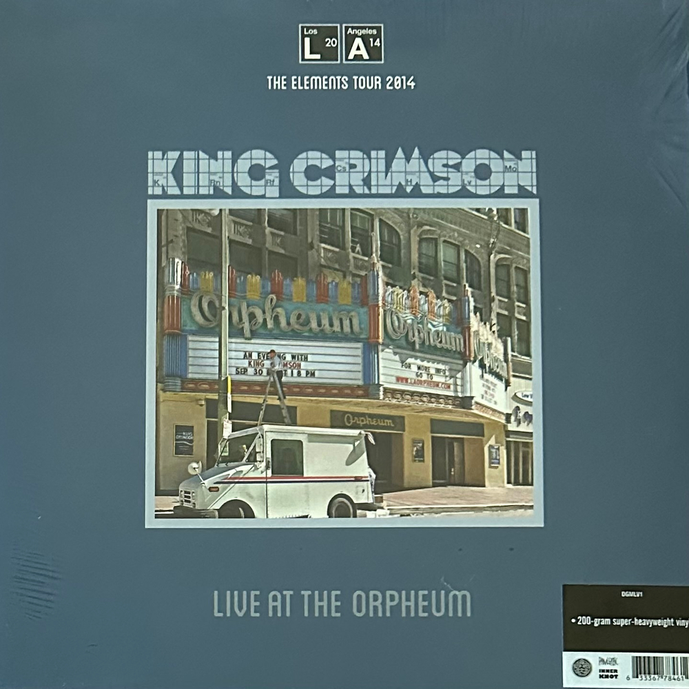 King Crimson ‎– Live At The Orpheum (Европа 2015г.)