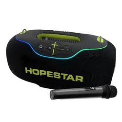 Колонка HOPESTAR A80, 350 Вт, с микрофоном, черная