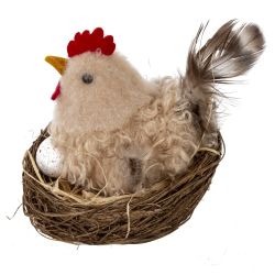 GAEM Изделие декоративное "Гнездо пасхальное" (блок 6шт), L7 W7 H7 см, 3в.