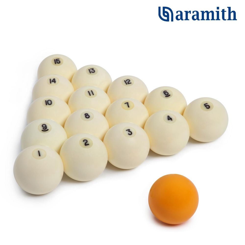 Шары Aramith Premier Pyramid ø60,3мм желтый биток