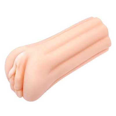 Мастурбатор-вагина Crazy Bull с эффектом смазки (Цвет: телесный)