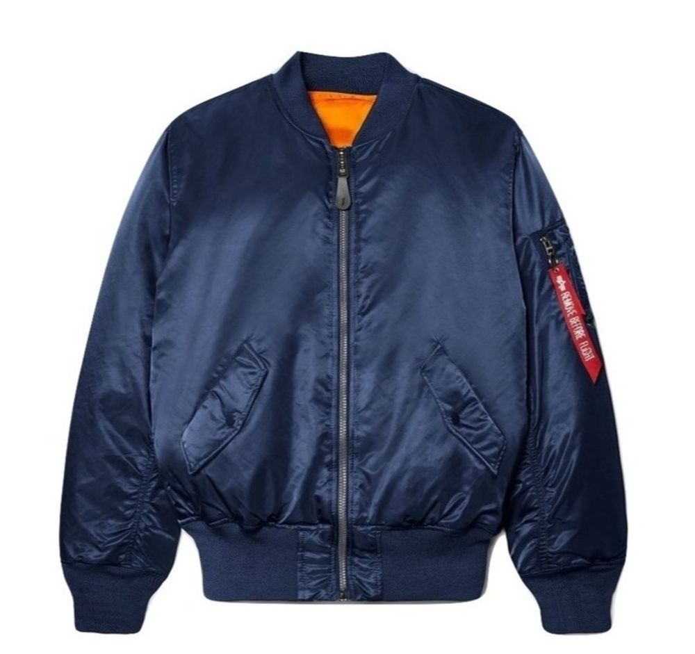 Куртка бомбер Alpha Industries MA-1 Replica Blue