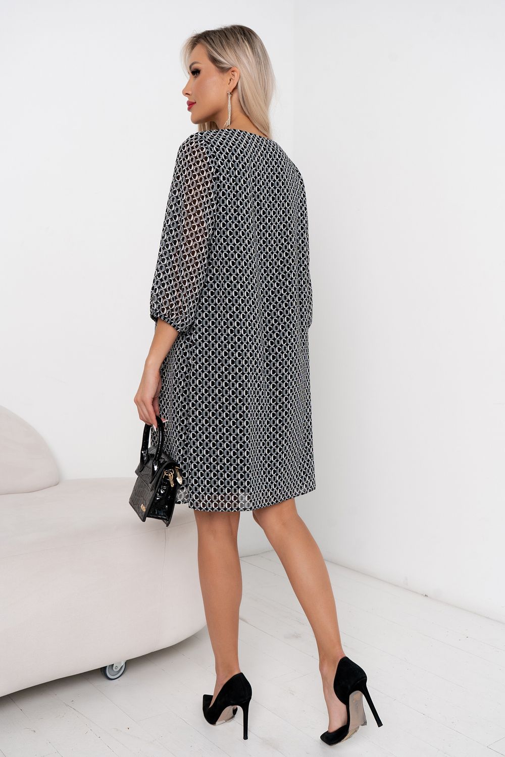 Платье Кэйти (серый) Р11-1176/3 Nikol (Акция)