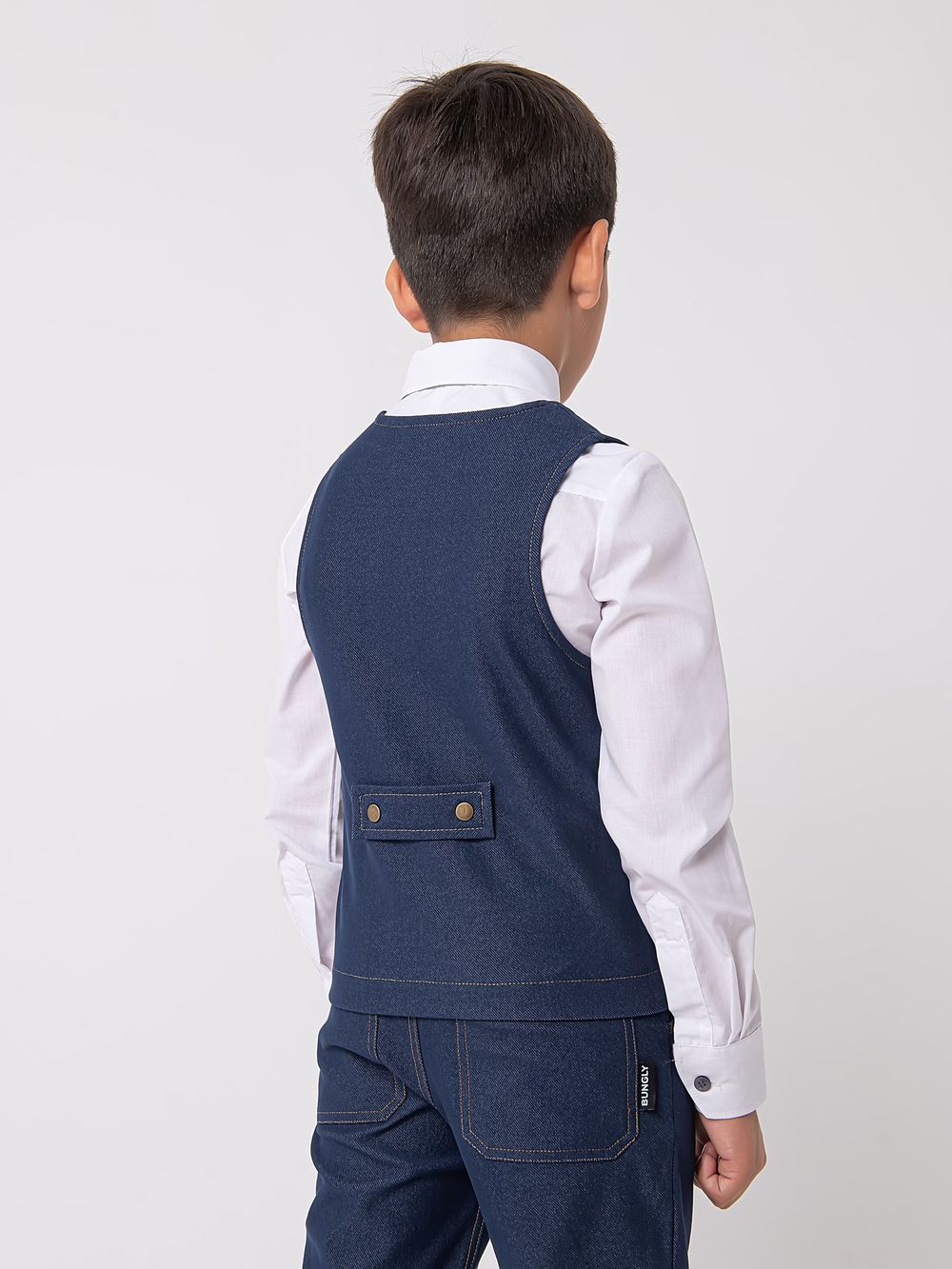 Жилет из джинскота "Джинс" 7+