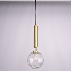 Подвесной светильник RAFFIN Gold/Transparent