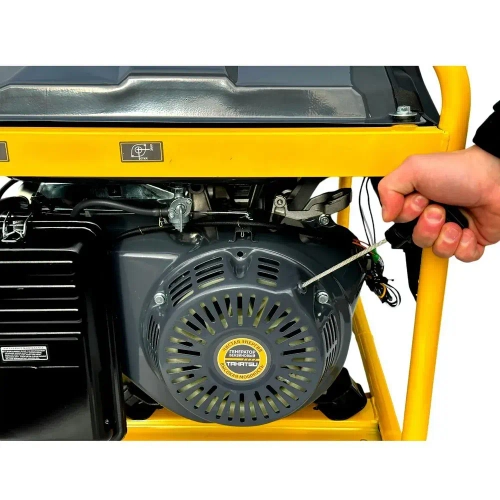 Генератор бензиновый TAKATSU GT-8000W CU PRO 8кВт, 25л, 4 тактный двигатель, 15 л.с., ручной стартер