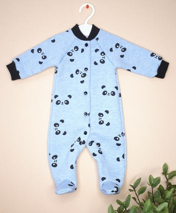 Комбинезон Глазки (голубой)