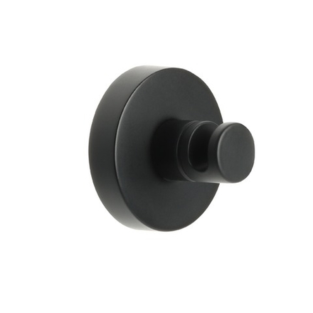 Крючок одинарный FIXSEN "COMFORT BLACK" черный FX-86005
