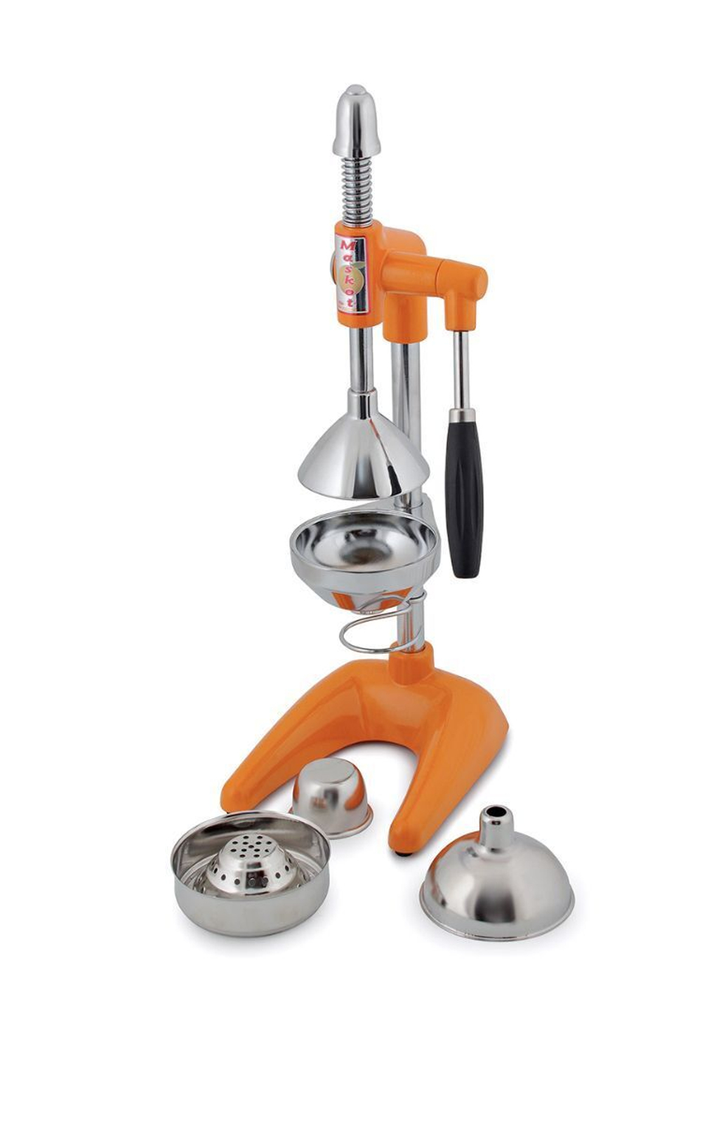 Соковыжималка пресс для цитрусовых и гранатов, цвет оранжевый