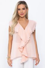 Блуза Поцелуй ветра (персик) Б13893-7М LT Collection