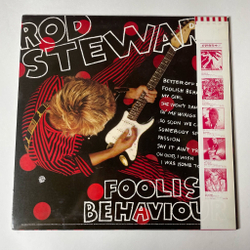Винтажная виниловая пластинка LP Rod Stewart Foolish Behaviour (Japan 1980) (Obi, Постер)