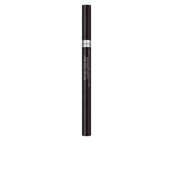 Rimmel Brow This Way Fill&amp;Sculpt Eyebrow Definer No. 004-soft black Автоматический карандаш с щеточкой для скульптурирования бровей