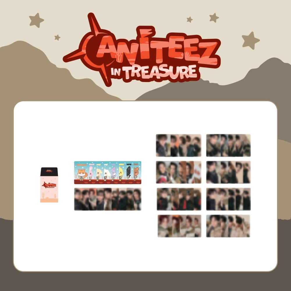 Фотокарты (3 шт) ANITEEZ IN TREASURE (RANDOM TRADING CARD)