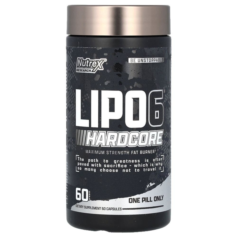 Nutrex Research LIPO-6 Hardcore 60 Caps , Жиросжигатель