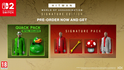 Hitman World of Assassination Signature Edition (ключ-карта для Nintendo Switch 2, интерфейс и субтитры на русском языке)