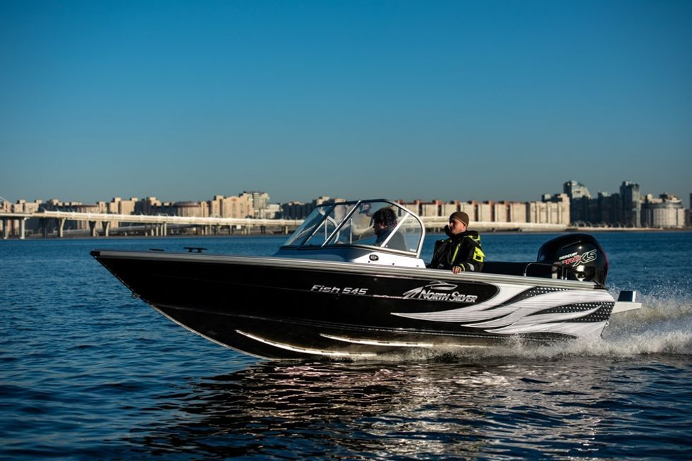 Катер-лодка алюминиевая NORTHSILVER 545 Fish
