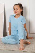 Костюм для девочки Вафелька-2 Виотекс ГОЛУБОЙ