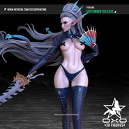 Фигурка Иврайна Дщерь Теней женщина-эльдар NSFW The Emissary Yvraine Eldar