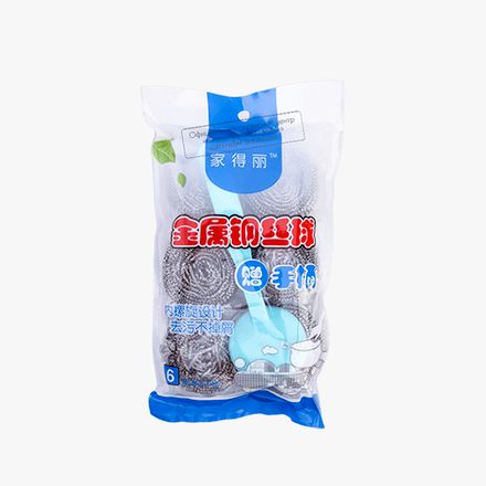 Мочалка металлическая для мытья посуды (6 шт. в упаковке) KARDLI (0,20PV+купон)