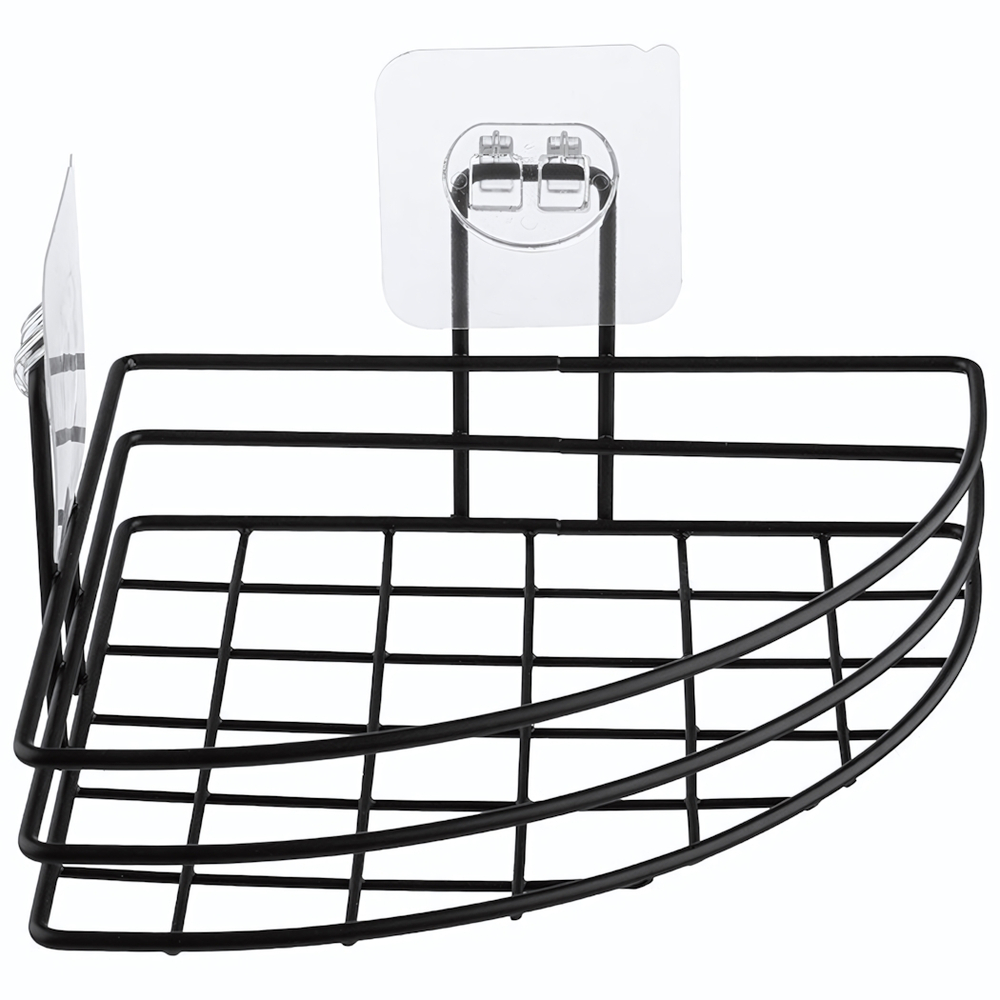 Полка подвесная угловая 17,5*17,5*4см "Black"