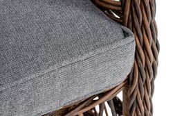"Цесена" кресло плетеное из искусственного ротанга, цвет коричневый