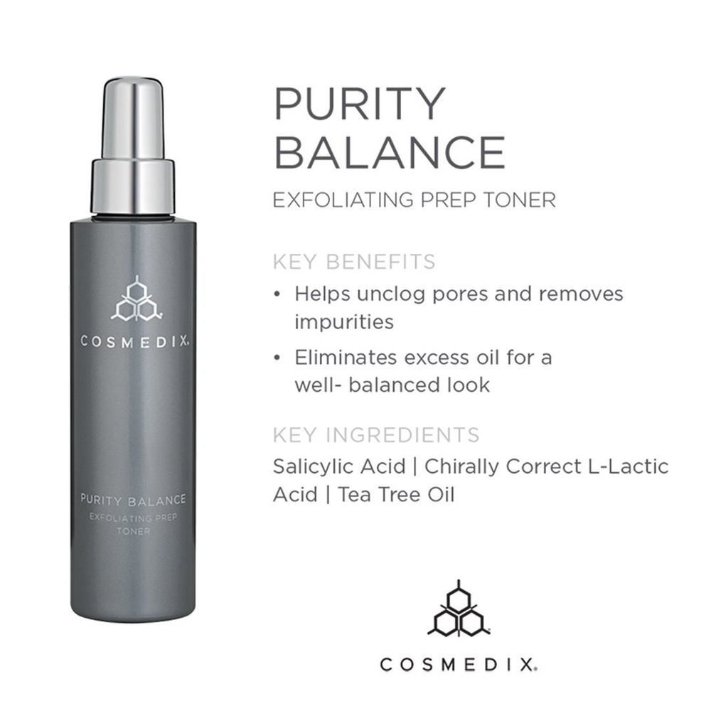 Тоник отшелушивающий Cosmedix Purity Balance Exfoliating Prep Toner 150мл