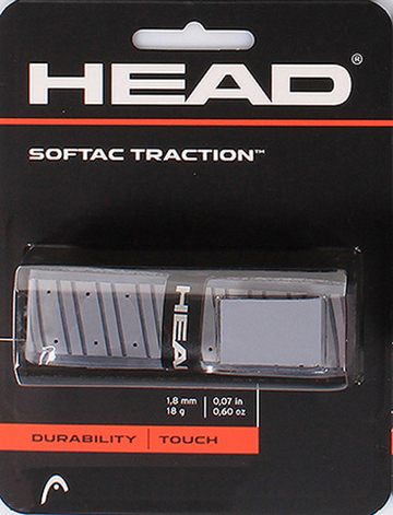 Намотки теннисные базовая Head Softac Traction grey 1P