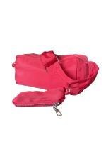 Сумка TRAVEL женская красная QOZA