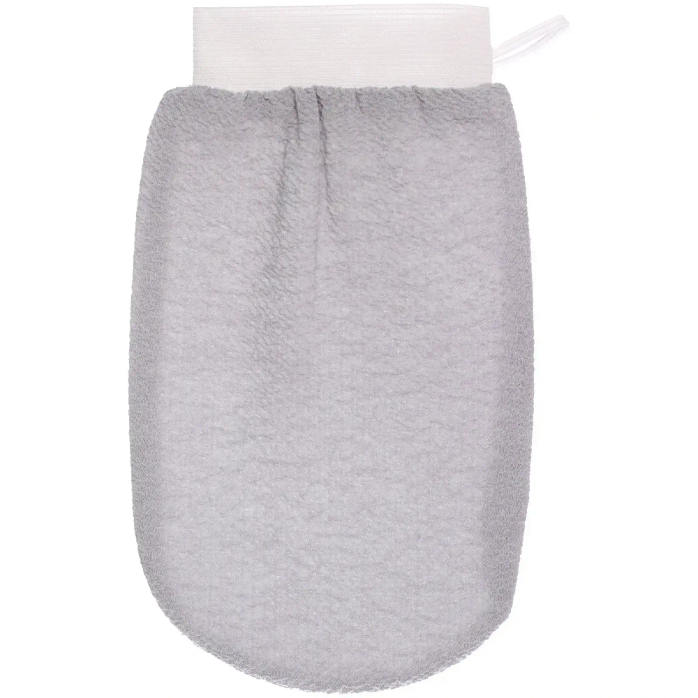 Мочалка - варежка массажная «Premium - PASTERA», цвет серый агат, 24*15см (ZIPпакет)