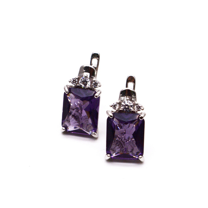 Серьги Пурпур