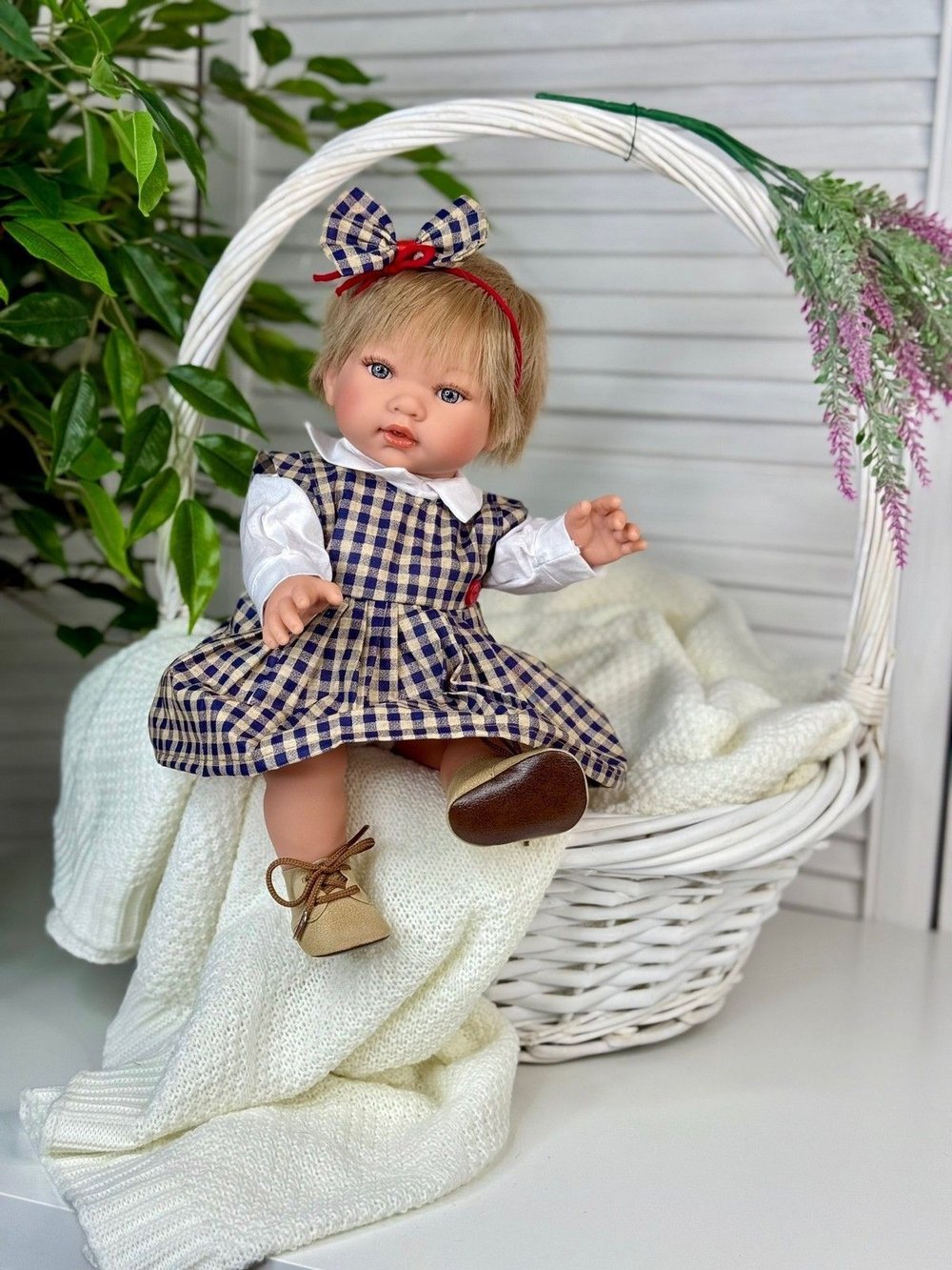 Кукла D Nenes виниловая 34см Lean (053759)