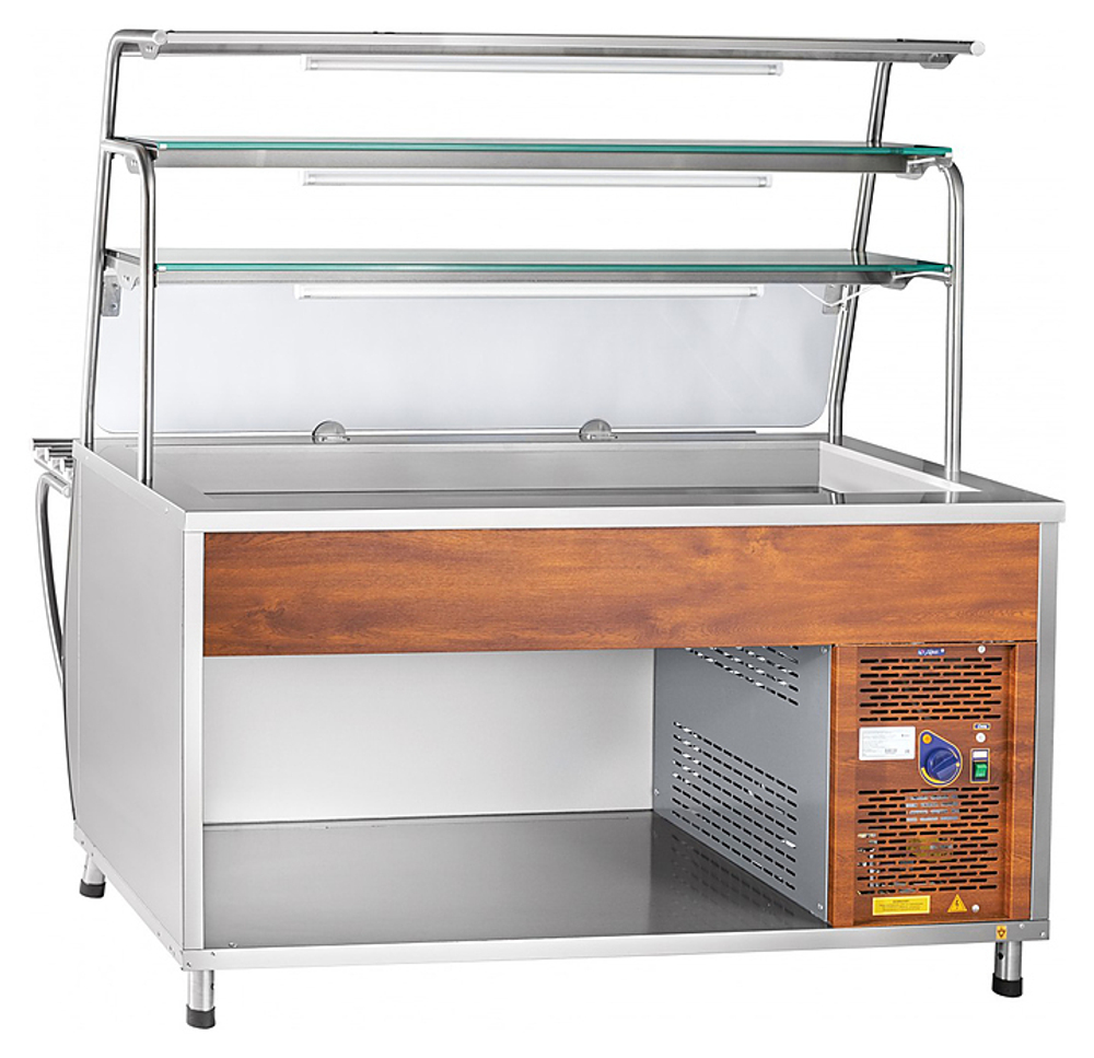 Прилавок-витрина Abat ПВВ(Н)-70Т-01-НШ кашир.