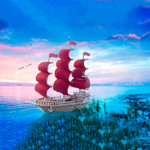 Деревянный конструктор Корабль ЛАМАР (Lemmo)