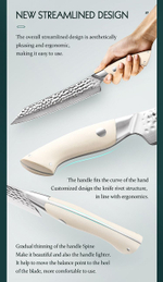 Кухонный нож Hezhen B38H Bread нож 8 дюймов клинок 67 Layers Damascus рукоять G10, длина лезвия 21 см