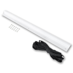 Конечный ПВХ-профиль AM 1,2 м + торцевые крышки 2 шт. + винты 6 шт. (SetClamp12)