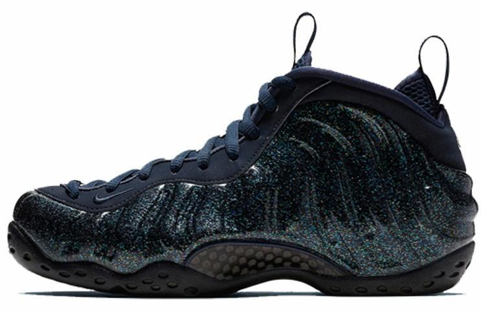 Кроссовки Nike Foamposite One Air Glittery (Женская размерная сетка)