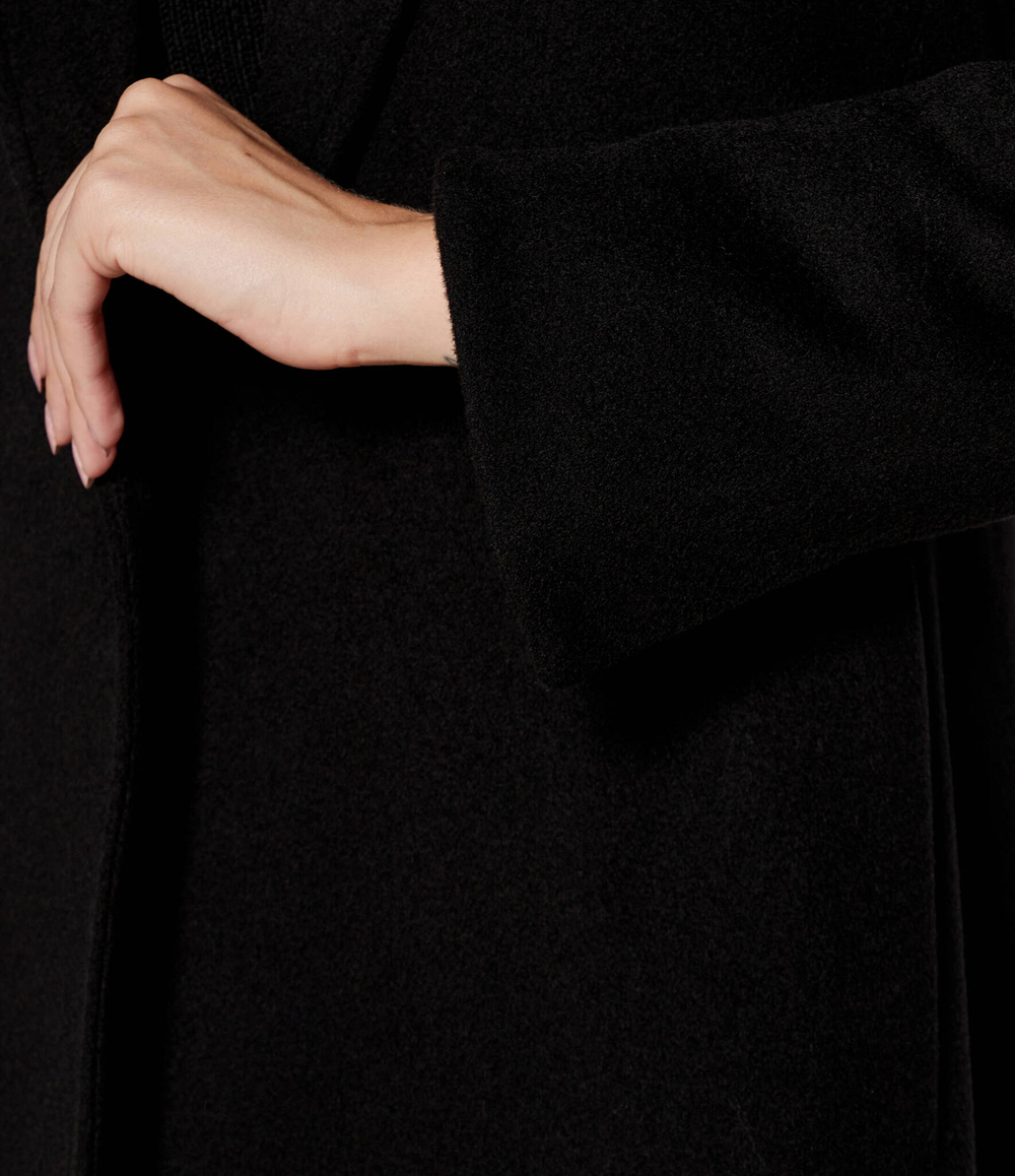 Хлопковое пальто MAX&amp;Co. - черный(8016034)