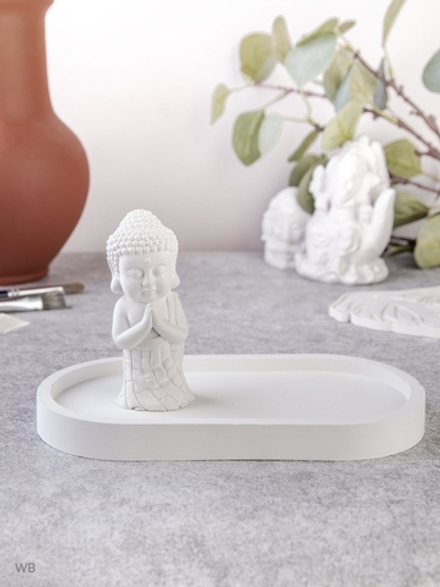 Набор Будда Мини 9см и поднос